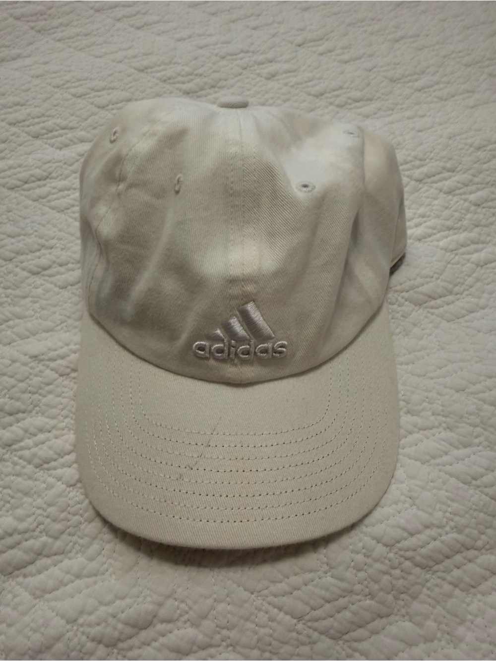 adidas Off-White Logo Baseball Cap